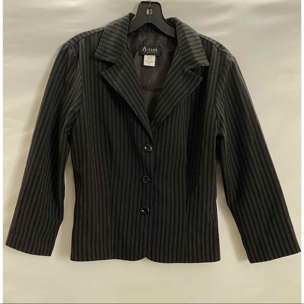 Pinstripe Blazer